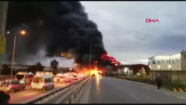 Kocaeli Gebze'de Fabrika Yangını