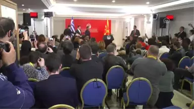 Aleksis Çipras - Zoran Zaev Ortak Basın Toplantısı