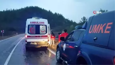 Kayan Araca Çarpmamak İçin Menfeze Uçtular : 1'i Ağır 5 Yaralı