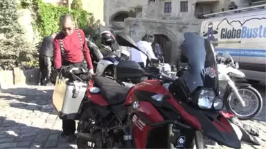 Çin Yolculuğundaki Motosikletli Grup Kapadokya'da Mola Verdi - Nevşehir