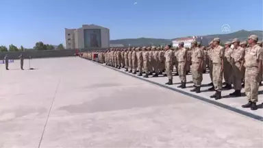 Jandarma uzman erbaş adaylarının terörle mücadele yemini