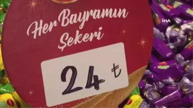 Tezgahlarda hurmaların yerini bayram şekerleri aldı