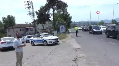 Karadeniz Sahil Yolu'nda droneli denetim