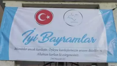 Van'da bayramlaşma töreni