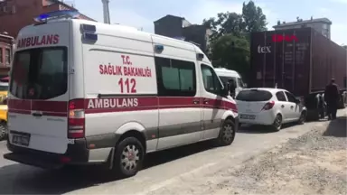 İSTANBUL- EMNİYET KEMERİNİ ARKADAN TAKTI; AZ DAHA CANINDAN OLUYORDU