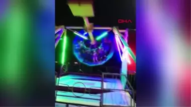 DHA DIŞ ? Lunaparkta emniyet kemeri kopan kadın ölümden döndü