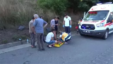 DÜZCE Tankere çarpan otomobilin sürücüsü öldü, oğlu yaralı