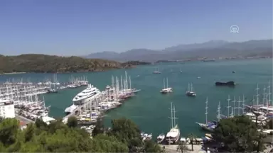 Kazak milyarderin mega yatı Fethiye'de