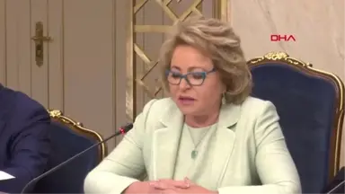 DHA DIŞ - Şentop, Rusya Federasyon Konseyi Başkanı Matviyenko ile ortak basın toplantısında konuştu