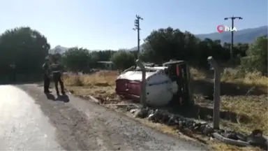 İzmir'de vidanjör devrildi: 1 yaralı