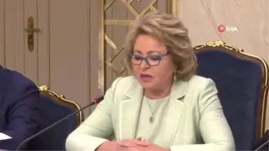 TBMM Başkanı Şentop, Rusya Federasyon Konseyi Başkanı Matviyenko ile görüştü