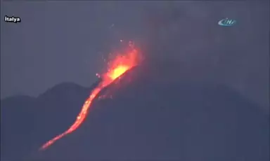 Etna Yanardağı Böyle Patladı