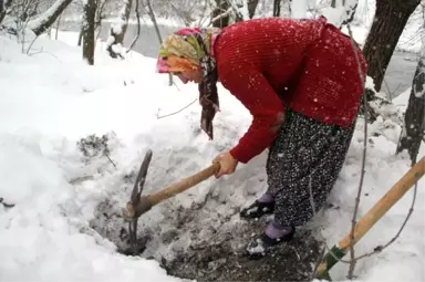 Geleneksel Yöntemle Gıdalar Hep Taze! Yazın Toprak Altına Saklıyorlar, Kışın Çıkarıyorlar