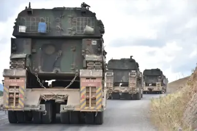 TSK'dan Kilis'in Suriye Sınırına Büyük Yığınak