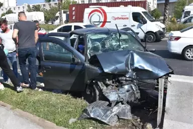 Kazada Yaralanan Çocuklarına Sağlık Memuru Baba İlk Müdahalede Bulundu