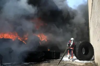 Mersin Hurdacılar Sitesinde Korkutan Yangın