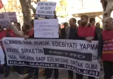 Alman Şirketlerinden Çıkarılan İşçiler Eylemde