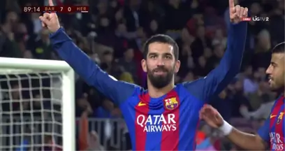 Arda Turan, Hercules Maçında 3 Gol 1 Asistlik Performans Sergiledi