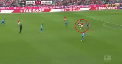 Arjen Robben, Hamburg Karşısında Topuğuyla Yılın Asistini Yaptı