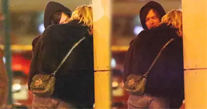 Diane Kruger ve Norman Reedus Hiç Kimseye Aldırmadan Sokak Ortasında Öpüştü