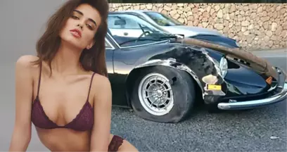 Kokain Kullanan Türk Asıllı Manken Elif Aksu, Ferrari ile Kaza Yaptı