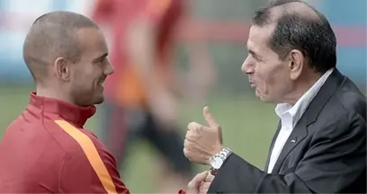 Başkan Özbek'ten Sneijder'e 