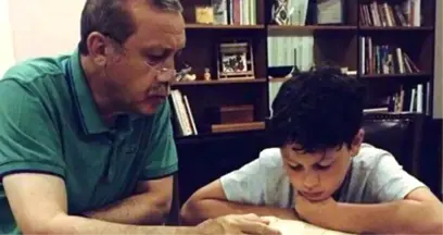 Erdoğan Anma Programına 15 Temmuz'da Kur'an Dersi Verdiği Torunuyla Yürdü