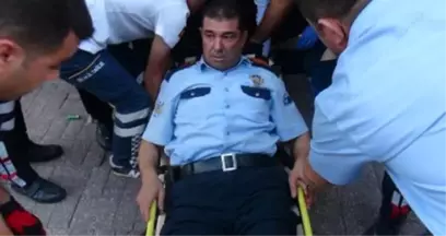 Silahlı Kavgaya Müdahale Eden Polis, Yanlışlıkla Kendini Vurdu!