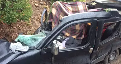 Artvin'de Otomobilin Üzerine Kaya Düştü: 3 Ölü, 1 Yaralı