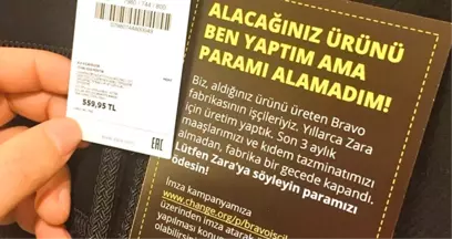 Maaşlarını Alamayan İşçiler, Ürünlere Taktıkları İlginç Etiketle Müşteriden Destek İstedi