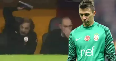 Galatasaray'da Ayhan, Hatalı Gol Yiyen Muslera'ya Küfrederken Yakalandı