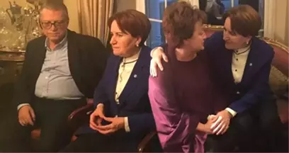 Akşener'den Yılmaz Ailesine Taziye Ziyareti! Berna Yılmaz, Gözyaşlarına Hakim Olamadı