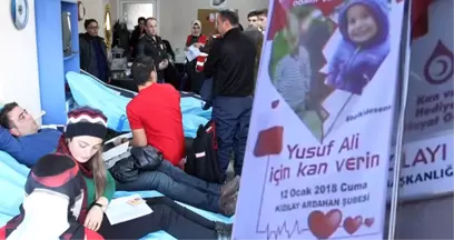 Lösemili Yusuf Ali İçin Asker, Polis ve Öğrenciler Seferber Oldu