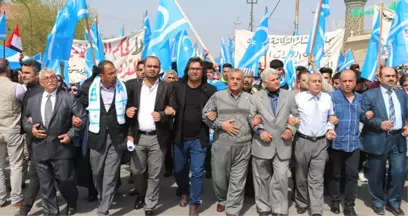 Iraklı Türkmenlerden Zeytin Dalı Operasyonu'na Destek