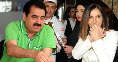 İbrahim Tatlıses, Eski Eşi Derya Tuna'ya Çiğköfteden Yapılmış Pasta Gönderdi