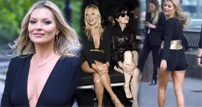 Kate Moss Verdiği Pozla Defilenin Önüne Geçti