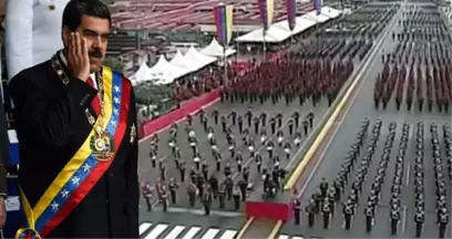 Maduro'ya Suikast Girişiminde Askerlerin Kaçıştığı Anlar Kameraya Yansıdı