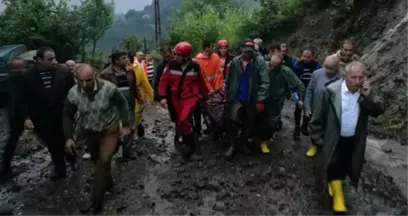 Ordu'da Aşırı Yağıştan Dolayı Meydana Gelen Heyelanda Kaybolan Yaşlı Adam Hayatını Kaybetti