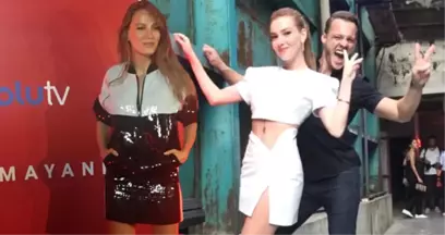 Serenay Sarıkaya ve Elçin Sangu, 'Yaşamayanlar'ın Galasına Şıklığıyla Damga Vurdu