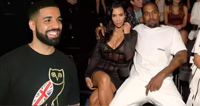 Kanye West, Eşi Kim Kardashian ve Şarkıcı Drake'in Yasak İlişkisi Hakkında İlk Kez Konuştu