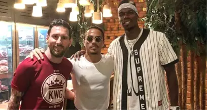 Nusret, Dünyaca Ünlü Futbolcular Messi ve Paul Pogba'ya 