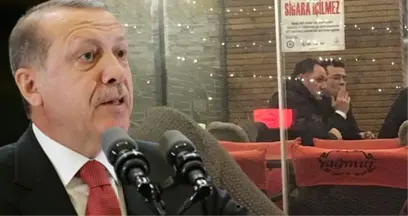 AK Partili Belediye Başkanı, 'Sigara İçilmez' Levhasının Önünde Sigara İçerken Görüntülendi