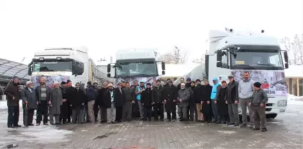 Nevşehir'den Haleplilere 12 Tır Yardım Malzemesi