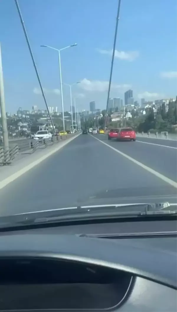 15 Temmuz Şehitler Köprüsü'nde Yol Vermeme Tartışması