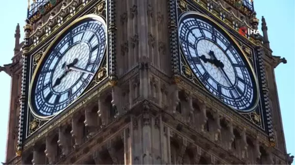 160 Yaşına Giren Dünyaca Ünlü Saat Kulesi Bigben'in Restorasyonu Sürüyor