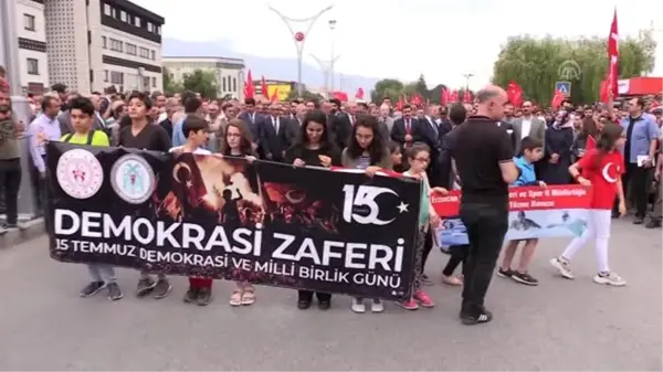 15 Temmuz Demokrasi ve Milli Birlik Günü etkinlikleri - ERZİNCAN/