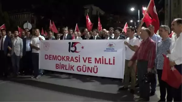 Bingöl'de 15 Temmuz Demokrasi ve Milli Birlik Günü buluşması