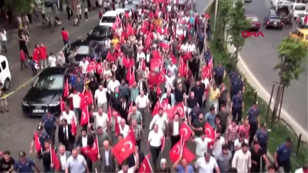 Kahramanmaraş'ta 106 yaşında demokrasi nöbetine katıldı