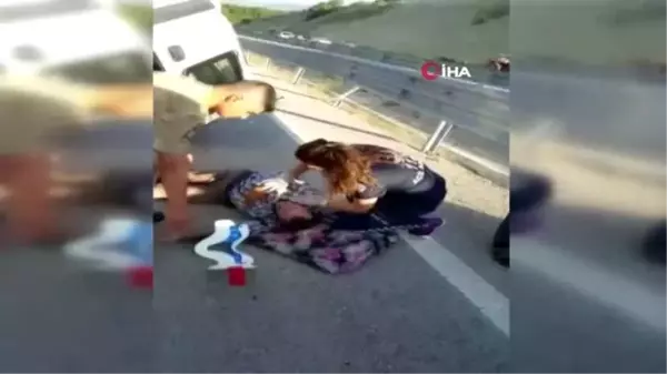 Tokat'ta trafik kazası: 5 yaralı... Kaza sonrasından yaşananlar kamerada