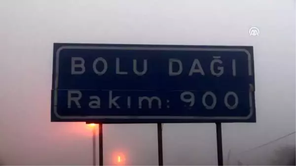 Bolu Dağı'nda yoğun sis